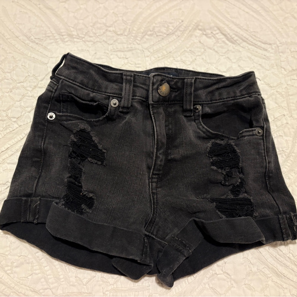 Aeropostale Black Jean shorts 00